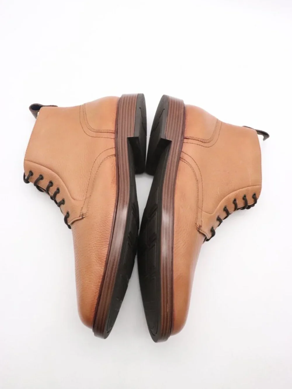 NWB Cole Haan Adams Grand Demiboot Men's Size 11.5 M Brown Leather Lace Up